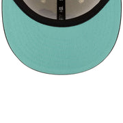 SULTANES DE MONTERREY OFF WHITE JET BLACK SEA CRYSTAL 2TONE ROSE NEW ERA FITTED CAP