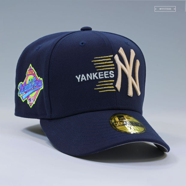 NEW YORK YANKEES 1996 WORLD SERIES MAD DASH TO WALDORF ASTORIA WELCOME TO NY NEW ERA FITTED CAP