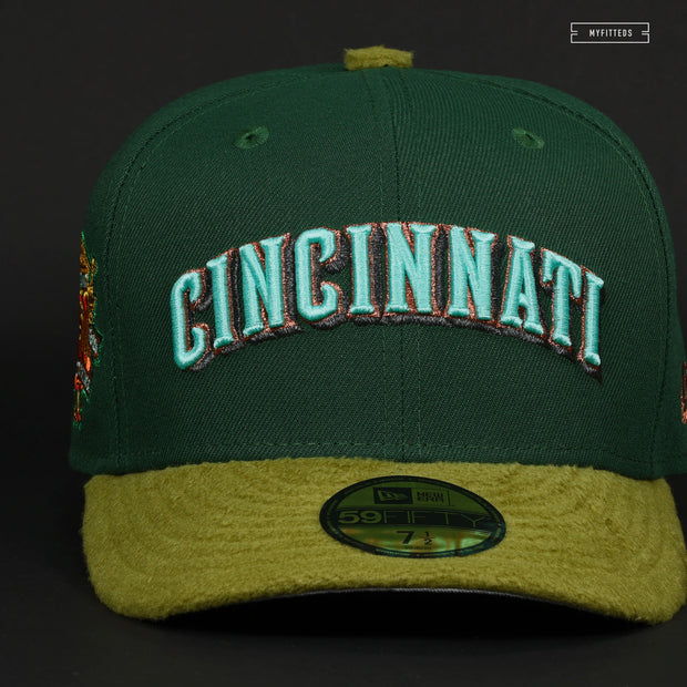 CINCINNATI REDS 150TH ANNIVERSARY FINDLAY MARKET NEW ERA FITTED CAP