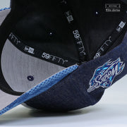 NEW YORK YANKEES 1998 WORLD SERIES WOVEN WASHI SASHIKO DENIM ELITE SERIES NEW ERA FITTED CAP