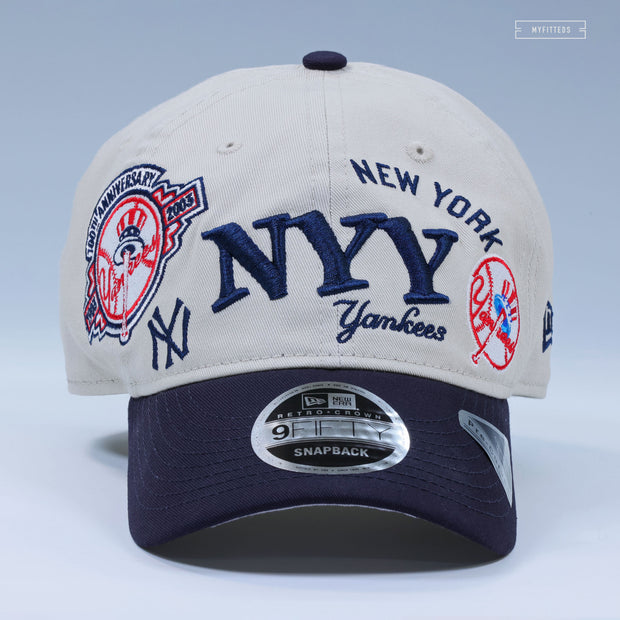 NEW YORK YANKEES GOOD RETRO COLLAGE 9FIFTY RETRO CROWN NEW ERA SNAPBACK HAT