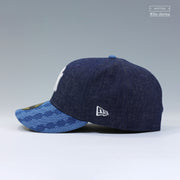 NEW YORK YANKEES 1998 WORLD SERIES WOVEN WASHI SASHIKO DENIM ELITE SERIES NEW ERA FITTED CAP
