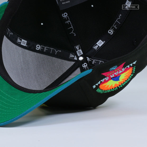 SAN JOSE SHARKS 1997 NHL ALL-STAR GAME JIMBO PHILLIPS ARTIST SERIES NEW ERA 9FIFTY A-FRAME SNAPBACK