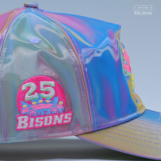 BUFFALO BISONS 25TH ANNIVERSARY MARTY MCFLY INSPIRED ELITE SERIES A-FRAME NEW ERA FITTED CAP