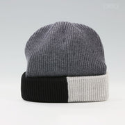 NEW YORK YANKEES BLOCK KNIT MERINO WOOL CUFFED SKULLY WINTER HAT