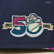 TEXAS RANGERS 50TH ANNIVERSARY "TENGEN UZUI INSPIRED" NEW ERA FITTED CAP