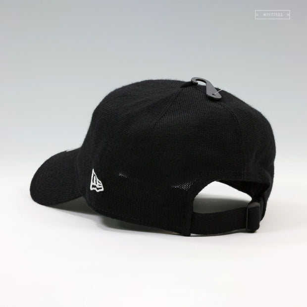 NEW YORK YANKEES MERINO WOOL KNITTED 9TWENTY UNSTRUCTURED NEW ERA STRAPBACK HAT