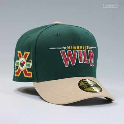 MINNESOTA WILD SEASON X NHL HOCKEY JERSEY INSPIRED NEW ERA FITTED CAP