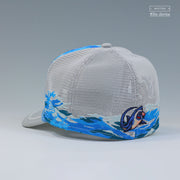 CLEARWATER THRESHERS JAWS UNIVERSAL STUDIOS INSPIRED TRUCKER MESH ELITE SERIES A-FRAME NEW ERA CAP