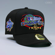 NEW YORK YANKEES 1998 WORLD SERIES CHAMPIONS 27X WS CHAMPS TALLY MARKS NEW ERA FITTED CAP