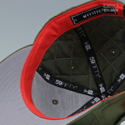 LAKELAND FLYING TIGERS BOMBER FLIGHT READY TRAVIS SCOTT AJ VI INSPIRED ELITE SERIES NEW ERA FITTED CAP