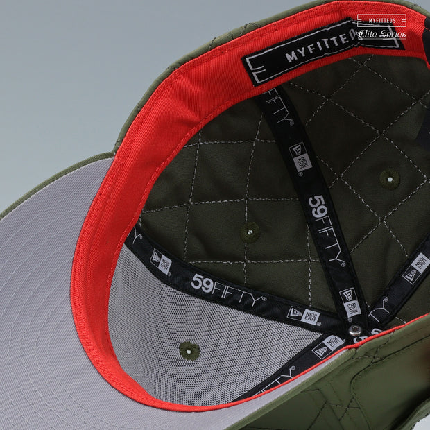 LAKELAND FLYING TIGERS BOMBER FLIGHT READY TRAVIS SCOTT AJ VI INSPIRED ELITE SERIES NEW ERA FITTED CAP
