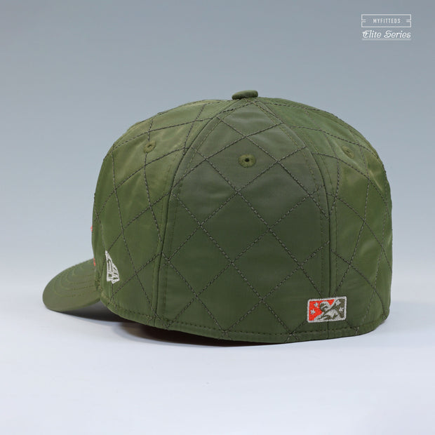 LAKELAND FLYING TIGERS BOMBER FLIGHT READY TRAVIS SCOTT AJ VI INSPIRED ELITE SERIES NEW ERA FITTED CAP