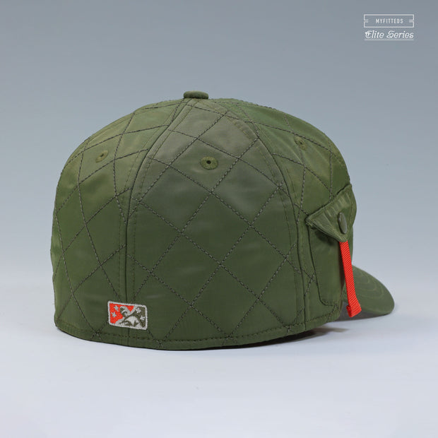 LAKELAND FLYING TIGERS BOMBER FLIGHT READY TRAVIS SCOTT AJ VI INSPIRED ELITE SERIES NEW ERA FITTED CAP