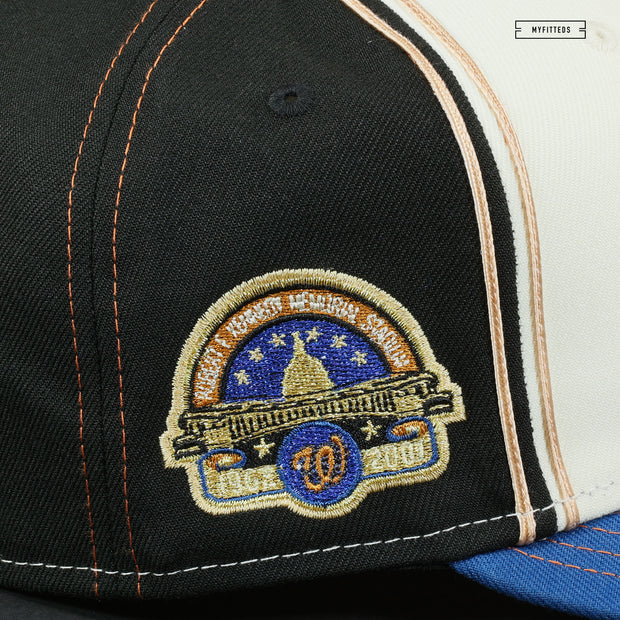 WASHINGTON NATIONALS 2008 RFK STADIUM DC CASCADING NEW ERA FITTED CAP