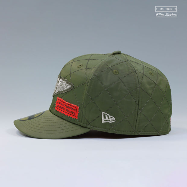 LAKELAND FLYING TIGERS BOMBER FLIGHT READY TRAVIS SCOTT AJ VI INSPIRED ELITE SERIES NEW ERA FITTED CAP