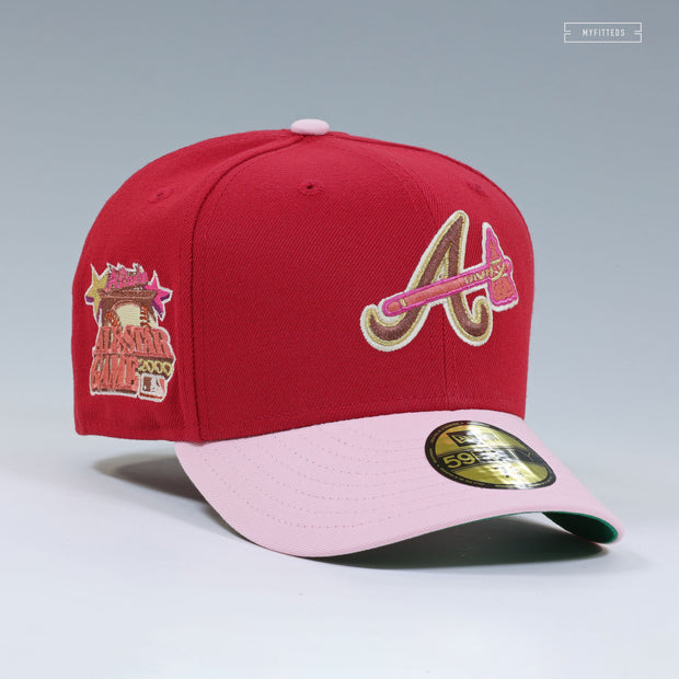 ATLANTA BRAVES 2000 ALL-STAR GAME FINAL FANTASY VII "AERIS INSPIRED" NEW ERA FITTED CAP