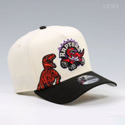 TORONTO RAPTORS RAVAGING RAPTOR NBA HWC 9FIFTY A-FRAME OFF WHITE NEW ERA SNAPBACK
