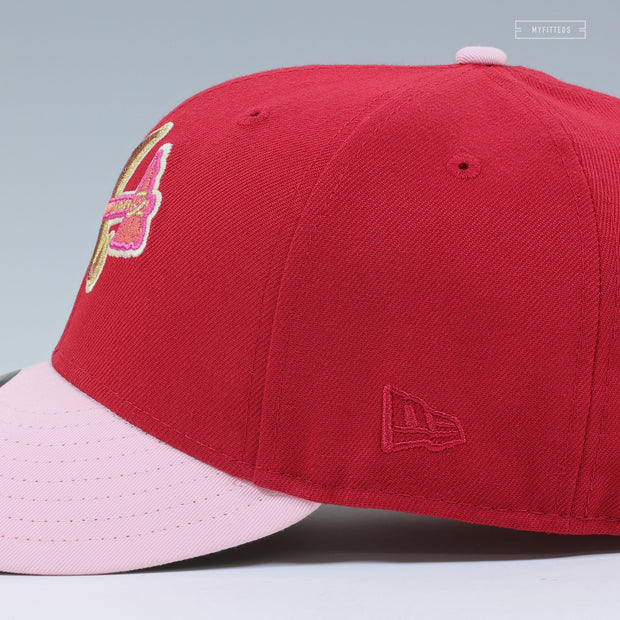 ATLANTA BRAVES 2000 ALL-STAR GAME FINAL FANTASY VII "AERIS INSPIRED" NEW ERA FITTED CAP