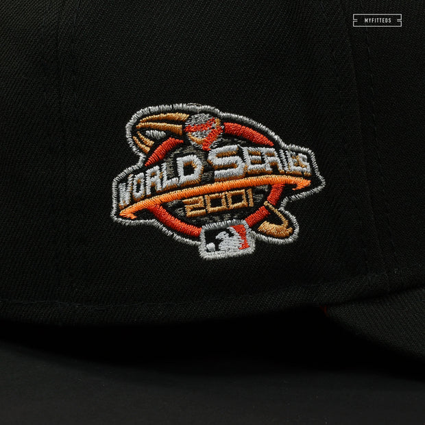 ARIZONA DIAMONDBACKS 2001 WORLD SERIES JET BLACK NEW ERA HAT
