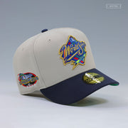 NEW YORK YANKEES 1998 WORLD SERIES CHAMPIONS SANDSTONE NEW ERA FITTED CAP