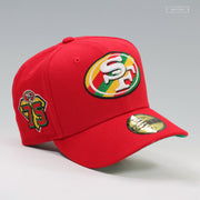 SAN FRANCISCO 49ERS 75TH ANNIVERSARY FRUIT STRIPE GUM INSPIRED NEW ERA FITTED CAP