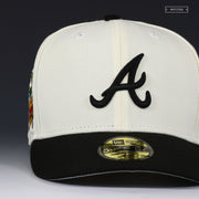 ATLANTA BRAVES 30TH SEASON IN ATLANTA MR. ADVENTURE OFF WHITE NEW ERA HAT