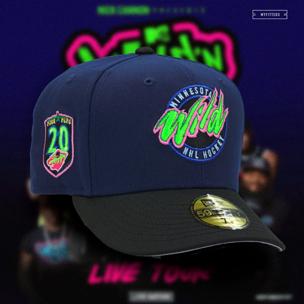 MINNESOTA WILD 2000-2020 20TH ANNIVERSARY WILD N' OUT INSPIRED NEW ERA FITTED CAP