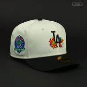 LOS ANGELES DODGERS DODGER STADIUM 60TH ANNIVERSARY OFF WHITE NEW ERA HAT