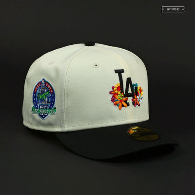 LOS ANGELES DODGERS DODGER STADIUM 60TH ANNIVERSARY OFF WHITE NEW ERA HAT