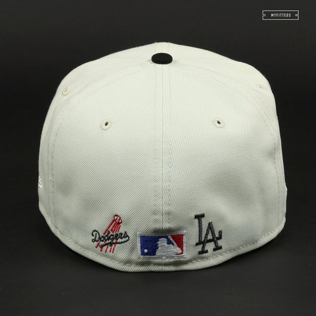 LOS ANGELES DODGERS DODGER STADIUM 60TH ANNIVERSARY OFF WHITE NEW ERA HAT