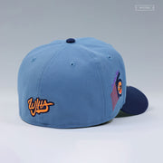 WINNIPEG JETS 15TH ANNIVERSARY ATLANTA THRASHERS COLORS NEW ERA FITTED CAP