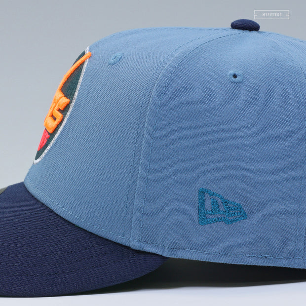 WINNIPEG JETS 15TH ANNIVERSARY ATLANTA THRASHERS COLORS NEW ERA FITTED CAP