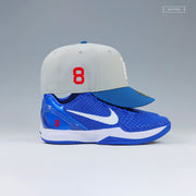 LOS ANGELES DODGERS KOBE VI PROTRO DODGERS INSPIRED TRI-STAR 8 NEW ERA FITTED CAP