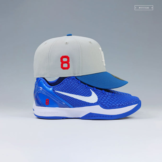 LOS ANGELES DODGERS KOBE VI PROTRO DODGERS INSPIRED TRI-STAR 8 NEW ERA FITTED CAP