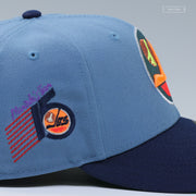WINNIPEG JETS 15TH ANNIVERSARY ATLANTA THRASHERS COLORS NEW ERA FITTED CAP