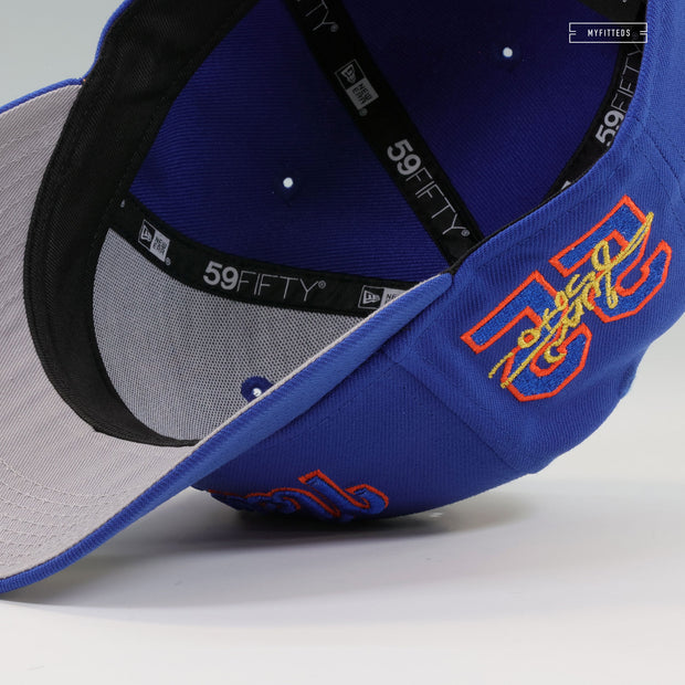 NEW YORK METS 2025 JUAN SOTO #22 40 HR 30 SB MILESTONE ALTERNATE JERSEY INSPIRED NEW ERA CAP