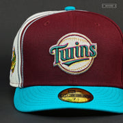 MINNESOTA TWINS 1987 WORLD SERIES "FOR THE DUCKS OF MINNEAPOLIS" NEW ERA FITTED CAP