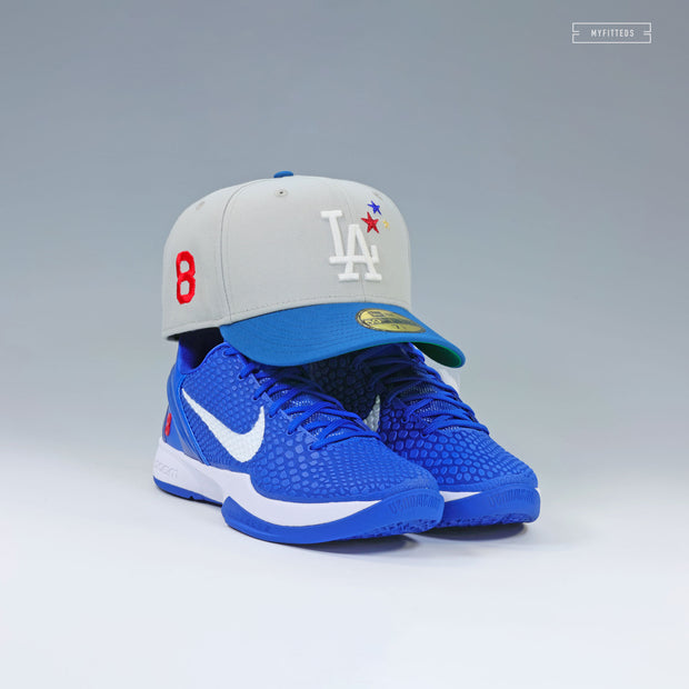 LOS ANGELES DODGERS KOBE VI PROTRO DODGERS INSPIRED TRI-STAR 8 NEW ERA FITTED CAP