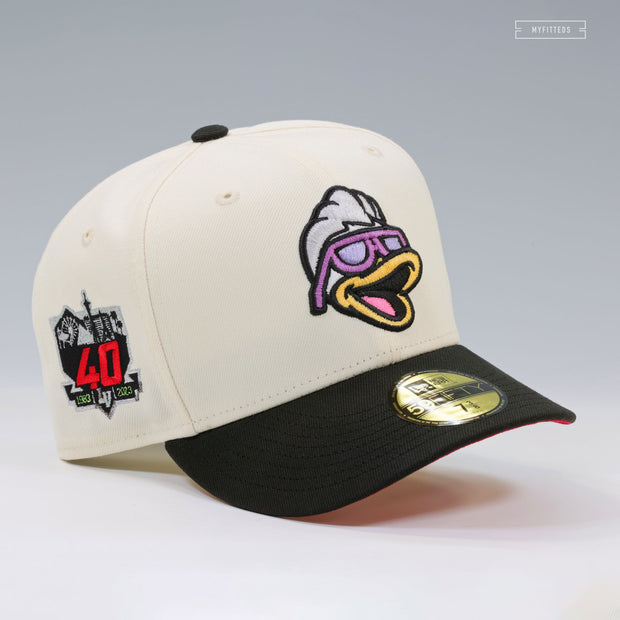 LAS VEGAS AVIATORS 40TH ANNIVERSARY GIZMO DUCK INSPIRED NEW ERA FITTED CAP