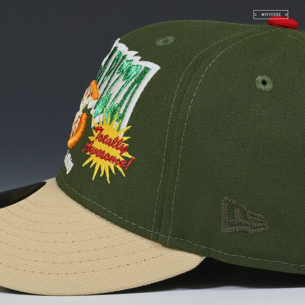 TEENAGE MUTANT NINJA TURTLES COWABUNGA PIZZA NYC SHELLTOE INSPIRED NEW ERA FITTED CAP