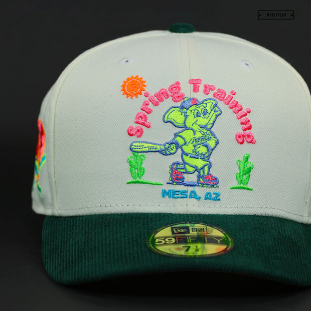 OAKLAND ATHLETICS SPRING TRAINING IN MESA, AZ WITH STOMPER NEW ERA FITTED CAP