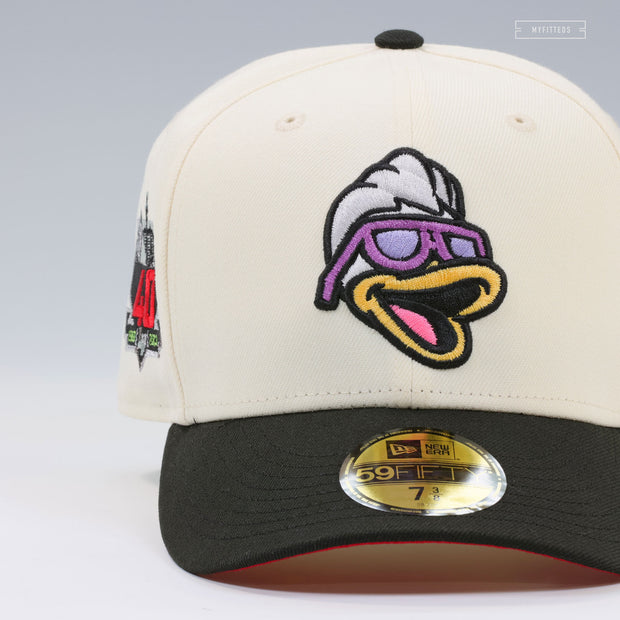 LAS VEGAS AVIATORS 40TH ANNIVERSARY GIZMO DUCK INSPIRED NEW ERA FITTED CAP