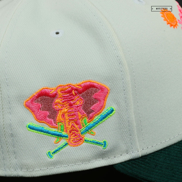 OAKLAND ATHLETICS SPRING TRAINING IN MESA, AZ WITH STOMPER NEW ERA FITTED CAP