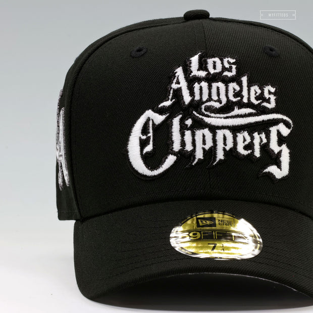 LOS ANGELES CLIPPERS OLDE ENGLISH GRAND THEFT AUTO INSPIRED NEW ERA FITTED CAP