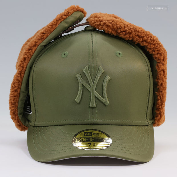 NEW YORK YANKEES X ALPHA INDUSTRIES AVIATOR DOG EAR NEW ERA 59FIFTY FITTED CAP
