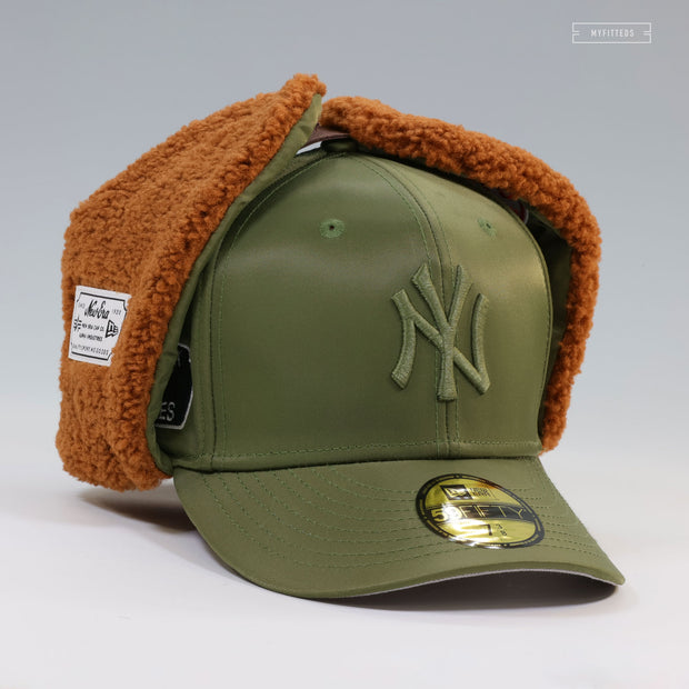 NEW YORK YANKEES X ALPHA INDUSTRIES AVIATOR DOG EAR NEW ERA 59FIFTY FITTED CAP