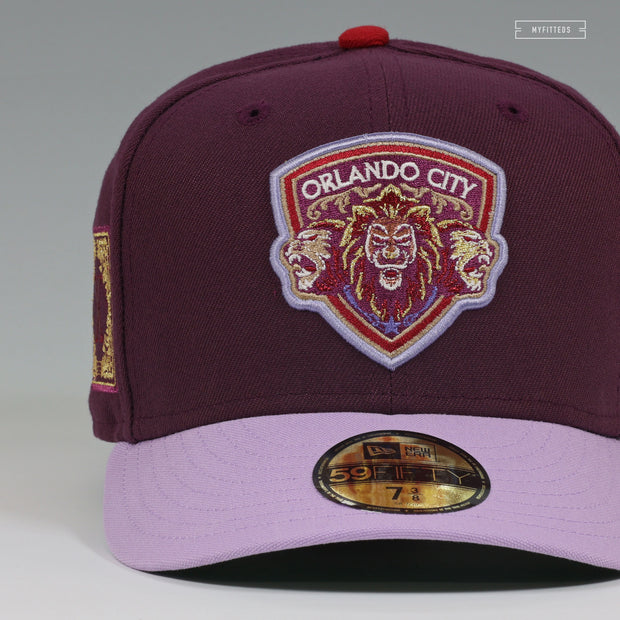 ORLANDO CITY S.C. FOOTBALL CLUB 2024 LEGACY KIT INSPIRED NEW ERA FITTED CAP