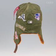 NEW YORK YANKEES X ALPHA INDUSTRIES AVIATOR DOG EAR NEW ERA 59FIFTY FITTED CAP