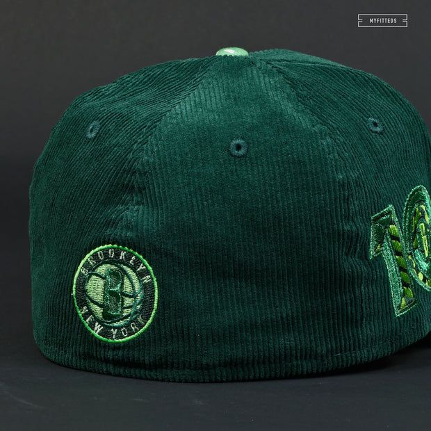 BROOKLYN NETS 10TH ANNIVERSARY GREEN PAISLEY NEW ERA HAT